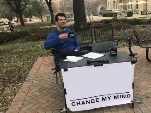 Change My Mind meme about Red Clay Hot Sauce