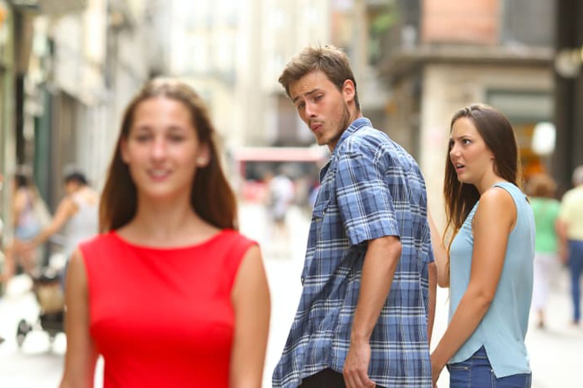 Distracted Boyfriend meme about Red Clay Hot Sauce